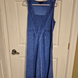 CARRE NOIR  - Midi Linen Dress - Large